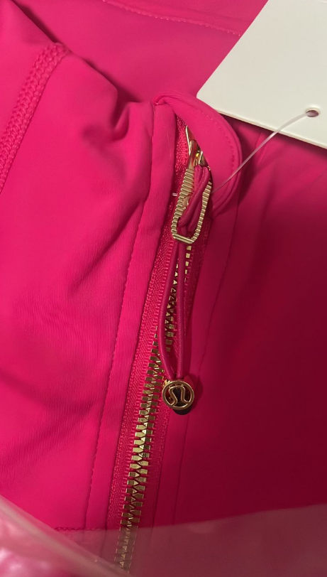 Gold Zipper Detail